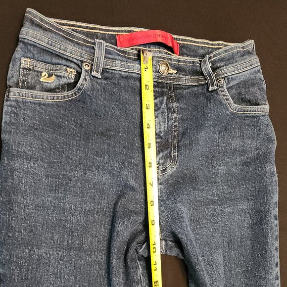 Gloria Vanderbilt Womens Jeans Size 4 Petite Dark Wash Straight Leg - Picture 11 of 16